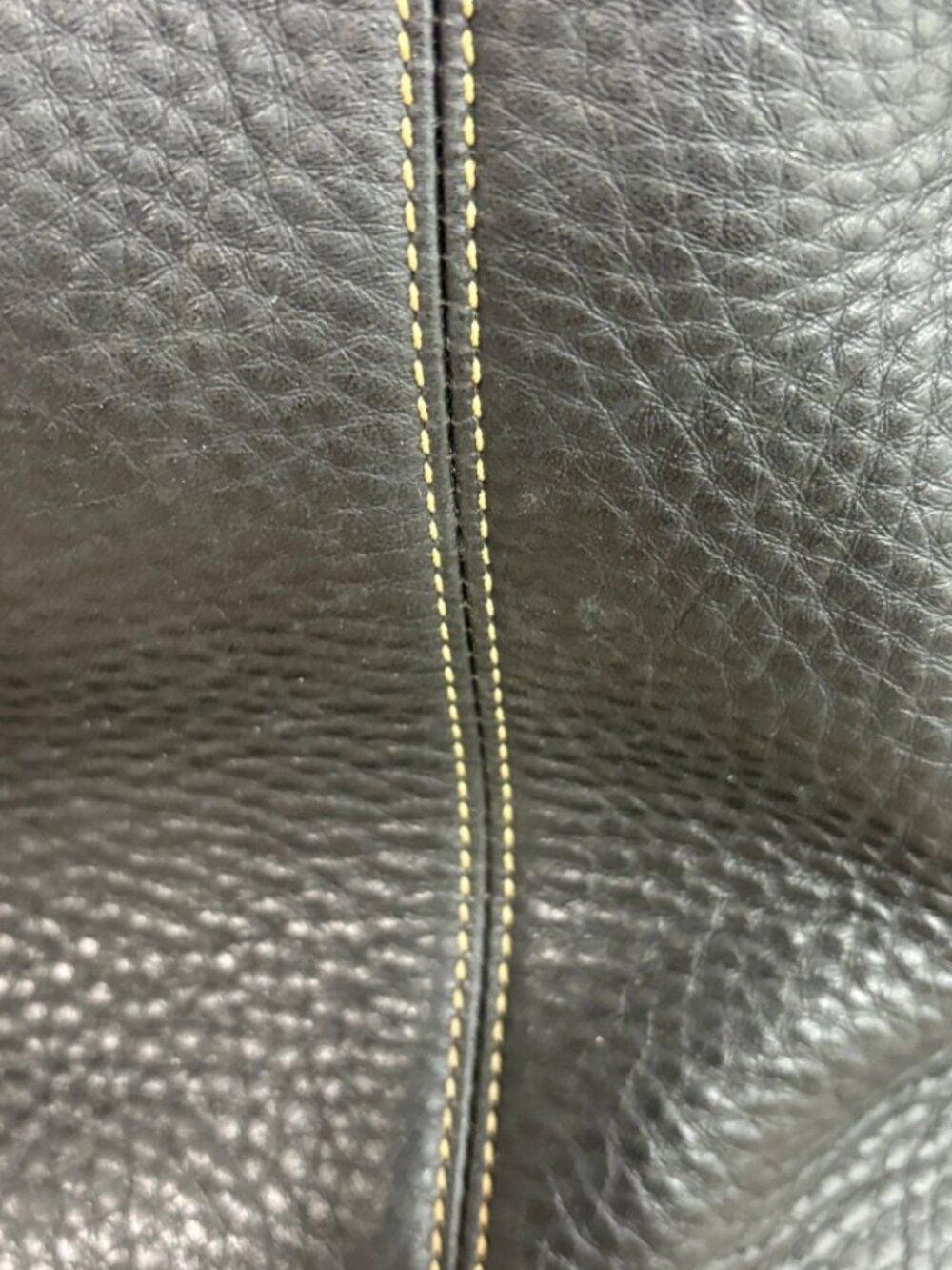 Coach Chelsea Pebbled Leather Satchel Black Bag Turnlock Front Pocket - Picture 8 of 10
